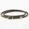 Belts Handmade Woven Belt For Women Needle Buckle Retro Casual Versatile Thin Waistband Waist Rope