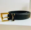 Einfache Designergürtel für Frauen verstellbare CEINTURE Luxe dünne Männergürtel klassische Cintura Uomo -Gürtel Mode Ornament Bronze Schnalle Neue GA02 H4