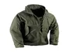 USN Wet Weather Parka Vintage Deck Giacca Pullover Lace su Uniform WW2 Mens Navy Military Giacca con cappuccio Outwear Army Green 2012187381552