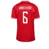 Danemark Football Jersey 2024 Nouveau 2025 Tableau de foot