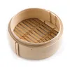 Dubbele ketels 2 pc's Chinese dim sum cookers kookgereedschap met deksel voedsel 8 inch bamboe stoomboten stomende lade