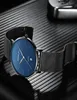 CRRJU NYHET FASHION MEN039S Ultra Thin Quartz Watches Men lyx varumärke Business Clock rostfritt stål Mesh Band Waterproof Watch8763886