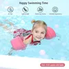 Kinder Schwimmarmringe tragbare nicht unflatbare schwimmende Kreis Ärmel Pool Boje Armbetten Schwimmausrüstung für 3-6 Jahre Baby 240419
