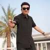 Men's Casual Shirts Summer For Men 9XL Plus Size Oversized Loose Shirt Male Business Short Sleeve Pure Color Tops 68-175KG