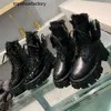 Praddas Pada Prax Prd Fur-in-One Boots Nouveau designer Chaussures de combat Military Boot Military Boot Military