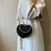 Akşam Çantalar Niş Bag Kadın Moda Taşınabilir Şeftali Kalp Yabancı Stil Zinciri Omuz Messenger Net Kırmızı Ruj