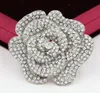 24 pouces Grands cristaux diamante de ton vintage de la rose Broche de luxe Design Broaches vendant un mariage élégant Pin3532935