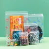 Aufbewahrungstaschen 500pcs PE -Selbstdichtbeutel 0,2 mm kleiner Größe transparenter Plastikschmuck Schreibwaren Siedel Mini Reißverpackung