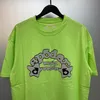 Vintage Green T Shirt Männer Frauen beste Qualität Puff Print T-Shirt Top Tees