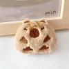 Broches de desenho animado fofo Capybara Plush Doll Broche Decoration