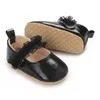 First Walkers Primavera y otoño 0-18M Prewalker New Soft Sole Decoración de encaje lindo Anti Slip Baby Shoes A H240504