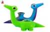 Les tuyaux de tabac en silicone coloré vendent des dinosaures décoratifs à eau pour fumer accessoires de fumée 10 couleurs 1752733