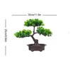 Kwiaty dekoracyjne Faux i rośliny przestrzeni życiowe ze sztucznym bonsai długotrwałą trwałość rośliny doniczkowe