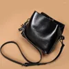 Shoulder Bags Cowhide Women's Bag 2024 Fashion Leather Korean Slung Tassel One Handbag