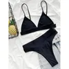Swimwear pour femmes Bikini haute taille 2024 Bikinis de maillot de bain Femme Set Bather Natation pour le mail