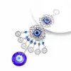 Dekorative Figuren türkisch blaue Augen Auto Anhänger Amulett Lucky Devil's Eye Perlen Charme für Home Dekoration Handwerks Wandhänge Schmuck Wind