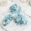 Fleurs décoratives 5pcs Silk Hortensia Mariage de mariage Couronnes de Noël DIY ARESSATION FLORIE