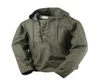 USN Wet Weather Parka Vintage Deck Jacke Pullover Schnürung WW2 Uniform Herren Navy Military Kapuzenjacke Outwear Armee 2011237442733