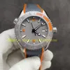 Authentische Bild Super Uhren für Männer graues Zifferblatt Keramik 600 m 43,5 mm Gummiband Cal.8900 Automatische Bewegung OM Factory Sport Uhren Mechanische Armbanduhre