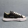 Japanische hochwertige Luxusmarke Maison Mihara Yasuhiro Peterson Og Sohle Low-Cut-Männer Frauen Designer Schuhe Casual Mmy Black Canvas Big Euro Größe 36-47 933 567 27