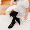 Skarpetki dla dzieci śliczne koronkowe skarpetki lolita czarne białe skarpetki słodkie kobietę dziewczynę t bow sockin
