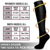 Chaussettes de qualité hosiery bases de compression unisexe bas de compression de sports extérieurs chaussettes d'œdème médical diabète veines y240504