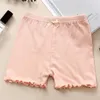 Pantaloncini da donna 4 pezzi di pantaloni di sicurezza delle ragazze anti-slip estate sottili gocche modali gocciola