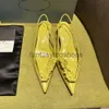 Praddas Pada Prax PRD Trójkątne Sandały Włochy Slingback 3D Flower Origami Pumps Kittake Obcowanie Piżę Buty palce kobiety Wczesny poślizg na szkieletce sznurkową szkielet.