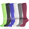 Chaussettes Hosiery Compression Chaussettes Running Football Cycling Gym Mens Nylon Sports Socks Medical Care Promotion de la circulation sanguine anti-fatigue Y240504