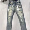 Purple Brand Jeans Mens Designer Purple Jeans denim broek High-End Quality Design Retro Streetwear Sweatpants