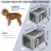Hundeträger 1 PC Tragbarer Haustasche faltbare atmungsaktive Hunde -Rucksackbeutel für kleine und mittelgroße Katzen ausgehende Reisehandtaschen