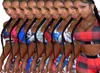 Kadınların eşofmanları 2 parçalı set tasarımcı harfleri desen baskılı mayo bikini yelek sutyen şort takım elbise mayo markası sahil giyim 9 colo3591301