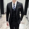 Men Treepiece Suit Casual Party Business pokazuje honorowe 240430