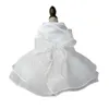Vêtements pour animaux de compagnie robe de mariée de mariée fête des robes princesse pour les petits chiens costume de chat de luxe Costume blanc 240425