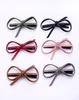 S910 Fashion Jewellery Vintage Handmade PU Leather Bowknot Berrete Hair Clip Dames haarspeld Dukbill Tanded Barrettes9346919