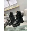 Praddas pada prax prd kürk-in-one botları yeni tasarımcı sıcak kısa bot askeri çöl savaş ayakkabıları buzağı derisi fermuar tasarımını çıkarılabilir çanta açık kemer 2gtg 21mo