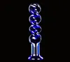 170x30 mm blu Crystal Dildo Glass Sex Plugs Plug del calcio Plug per adulti Anus Massager5823942