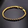 Bainspro Bracelet Men Gold/Black Color Diwelry 316L браслеты из нержавеющей стали.