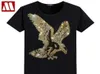 Angleterre Tshirt Fancy Tshirt Man Diamond Imprimé à manches courtes T-shirt Men's Fashion Summer Rhin Eagle Design Bottom T-Shirts Y2001041380364