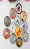 Cabochon en verre rond 10 mm 12 mm 14 mm 18 mm 20 mm 25 mm pendentif bricolage Collier Boucles d'oreilles bracelets fabriquant des accessoires horloge vintage4006276