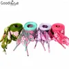 Schuhteile 2,5 cm breit fantastische flache Blumen -Schnürsenkel Chiffon Ribbon Schnürsenkel mit Drucken 120 cm/47 Zoll