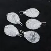 Pendant Necklaces Listing Water Drop Natural Crystal Tree Of Life Wire Wrap Charm For Necklace Jewelry Making 5Pcs AN4213
