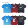 T-shirt maschile Trapstar Mesh Football Jersey Blu Black Red Men T-shirt Sports Designer Fashion Clothing 4445555