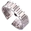 Bracciale a banda di orologi in acciaio inossidabile 18 20 21 22 23 24 mm Donne Uomini Solid Metal Wristband Cint Accessori con strumento 240425