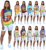 Kobiety Rugrats Tshirts plus size S2xl Cartoon Pullover z krótkim rękawem Załoga szyi Tshirty Seksowne letnie ubranie Caual DHL 30317359046