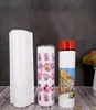 100pcs lot süblimasyon dekor aksesuarı şişeler için shrink sarma Isı büzülme filmi termal transfer barbler sarma 6 SIZEA506017530