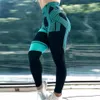 Pantaloni da yoga sportivi stampati ad alta vita 2024 gambe elastiche da donna e pantaloni da yoga a colori di sollevamento dell'anca