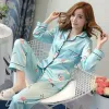 Dames pyjamas zijden pyjama's cartoon huis slijtage lingerie sexy slaapkleding nachtkleding plus size lingere broek pakken damespak