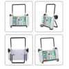Soporte de tableta de metal universal para iPad Samsung Soporter tableta Monte Monte del escritorio plegable Soporte de teléfono flexible para iPhone Xiaomi