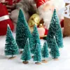 Figurine decorative 12pcs Pine Agone di Natale Accessori micro-terrestri Accessori creativi Snow Paesaggio Decorazione della casa